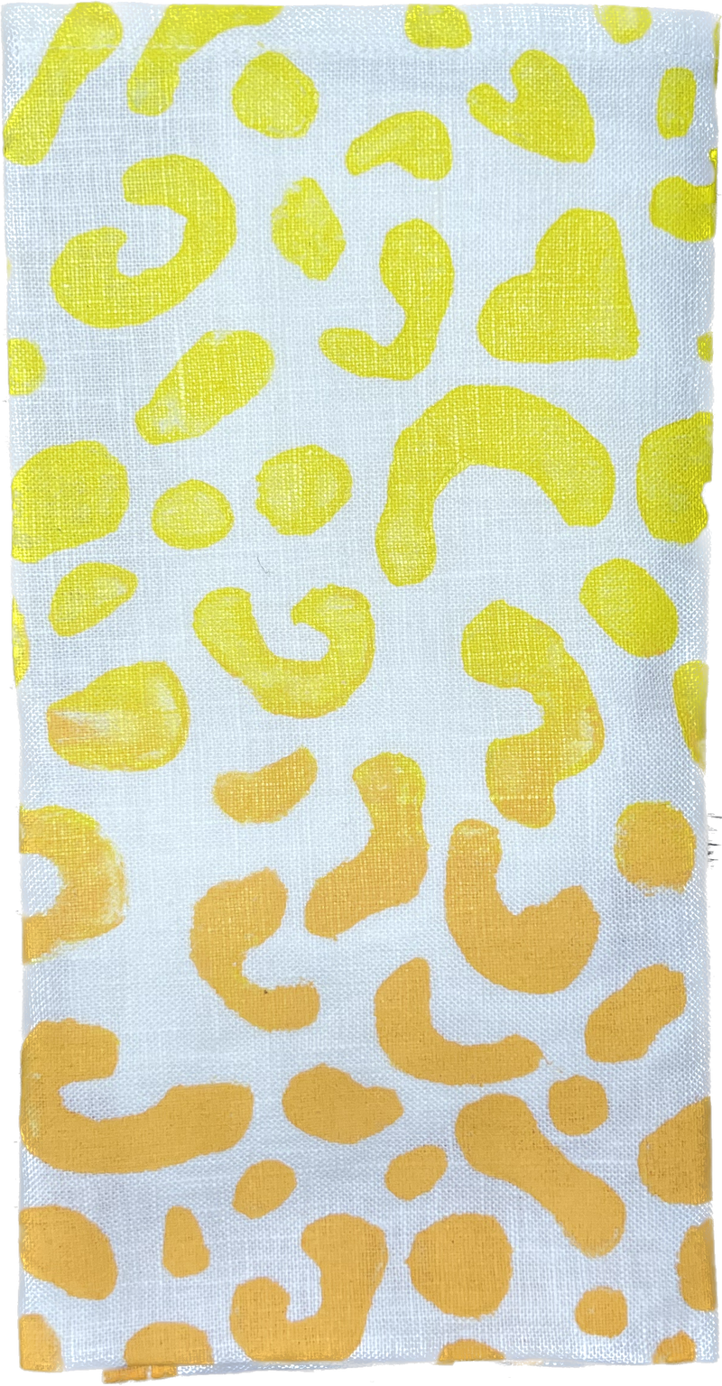 On the Prowl -  Cheetah Print Napkins in 6 Color-Ways