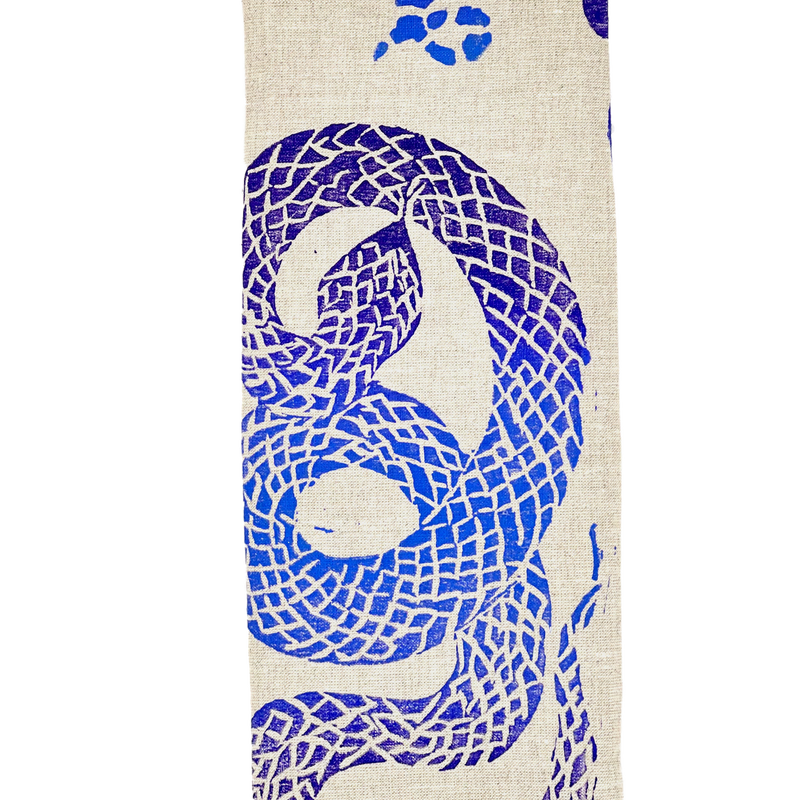 Savvy Serpents - Set of 4 Linen Napkins in 6 Color-Ways