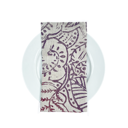 Linen Napkins Set of 4 Mehendi in 7 Color-Ways