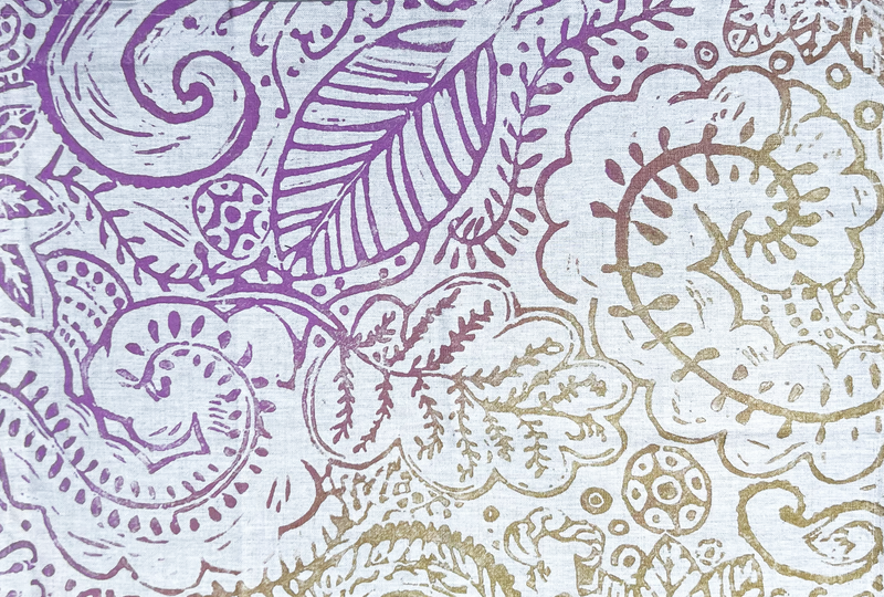 Double Sided Mehendi and Striped Placemats in 7 Color-Ways