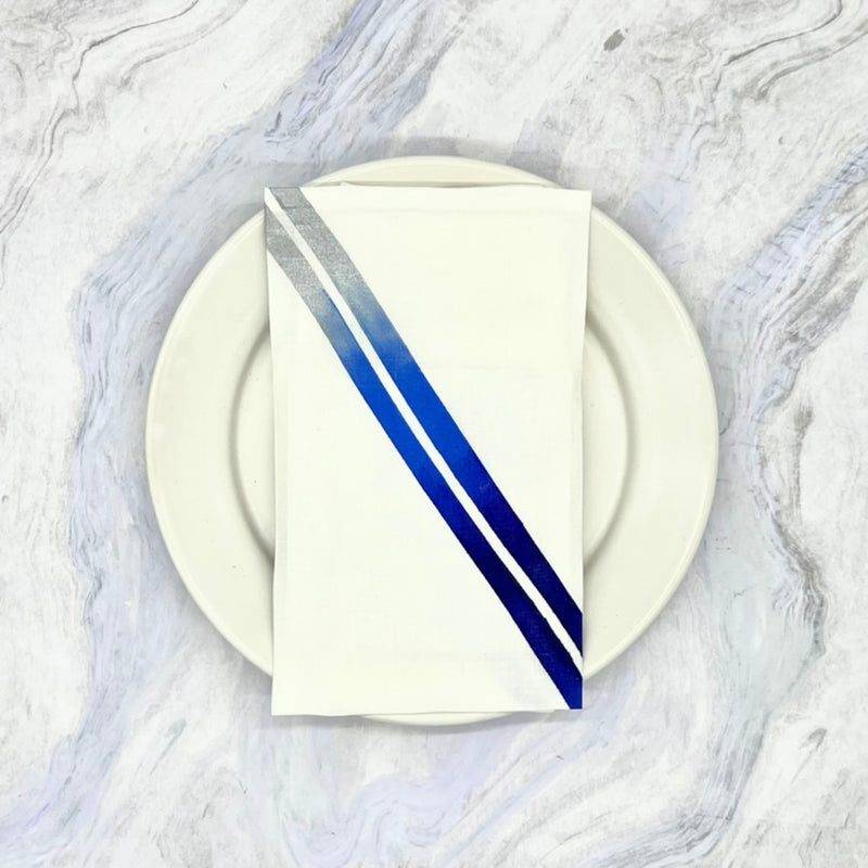 Racer Stripe Napkins in 6 Color-Ways