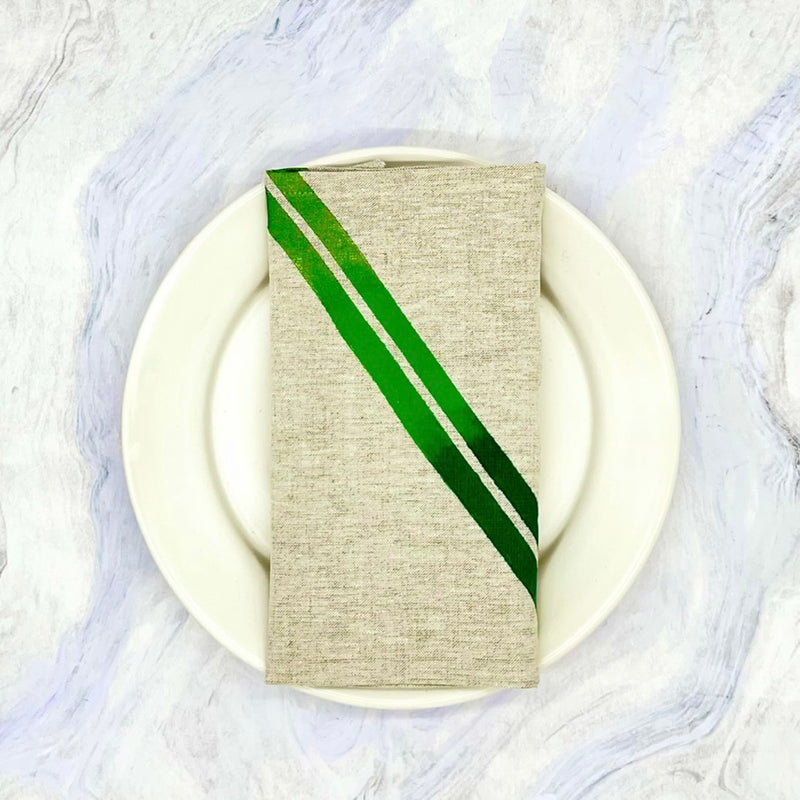 Racer Stripe Napkins in 6 Color-Ways