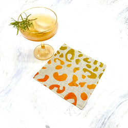 On the Prowl -  Cheetah Print Cocktail Napkins in 6 Color-Ways