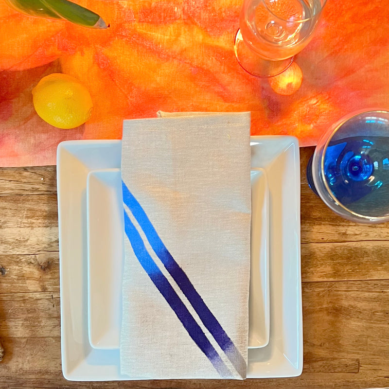 Racer Stripe Napkins in 6 Color-Ways