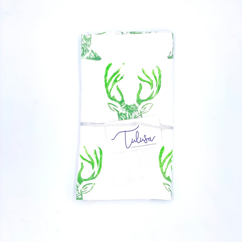 *Linen Tea Towel in Stag (multiple colors)