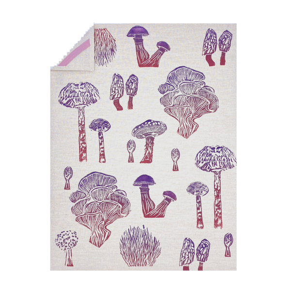Magic Mushrooms- Linen Hand Towels in 6 Color-Ways